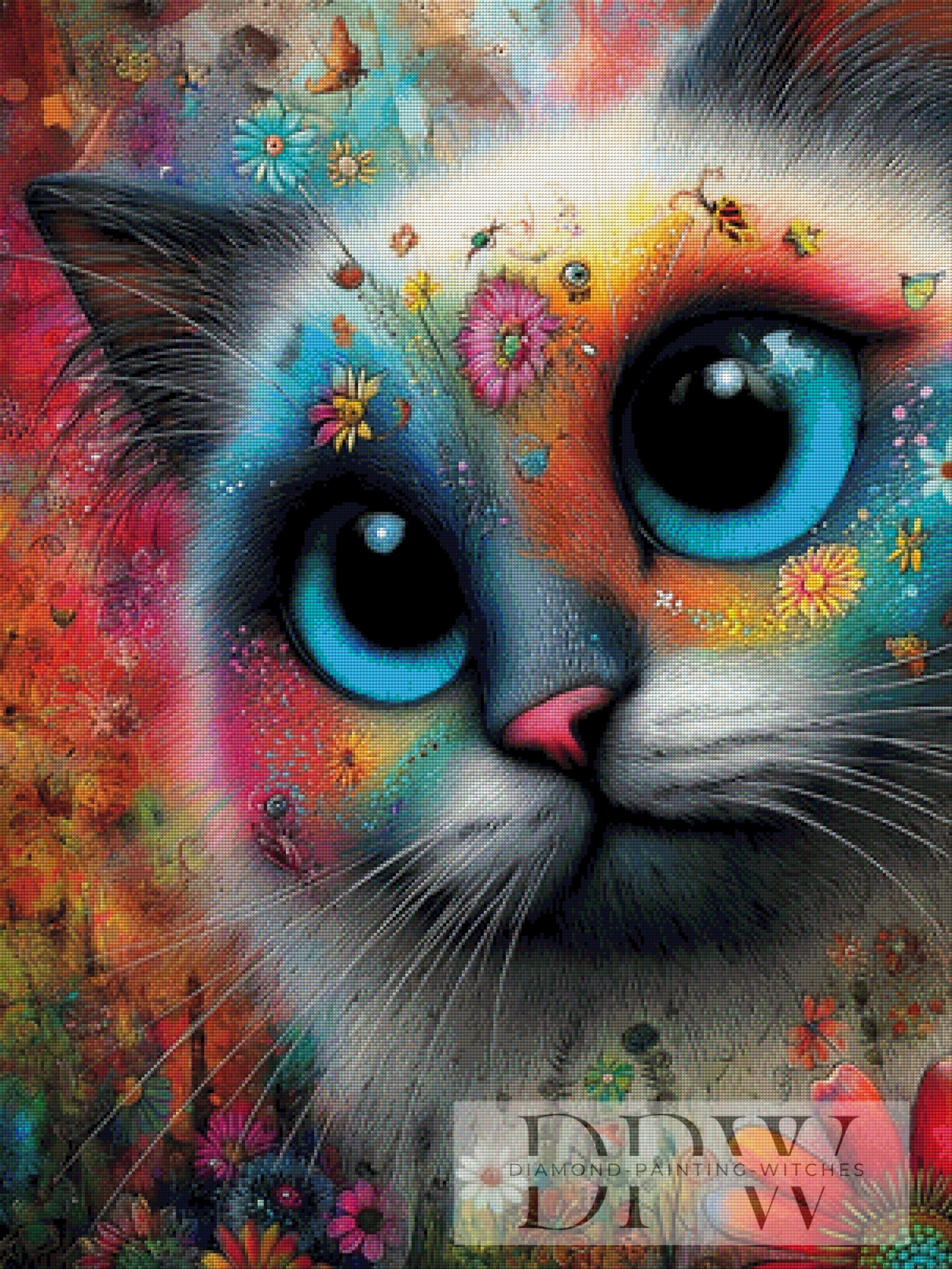 Blue eyes cat by CleoDora mit 380 Farben