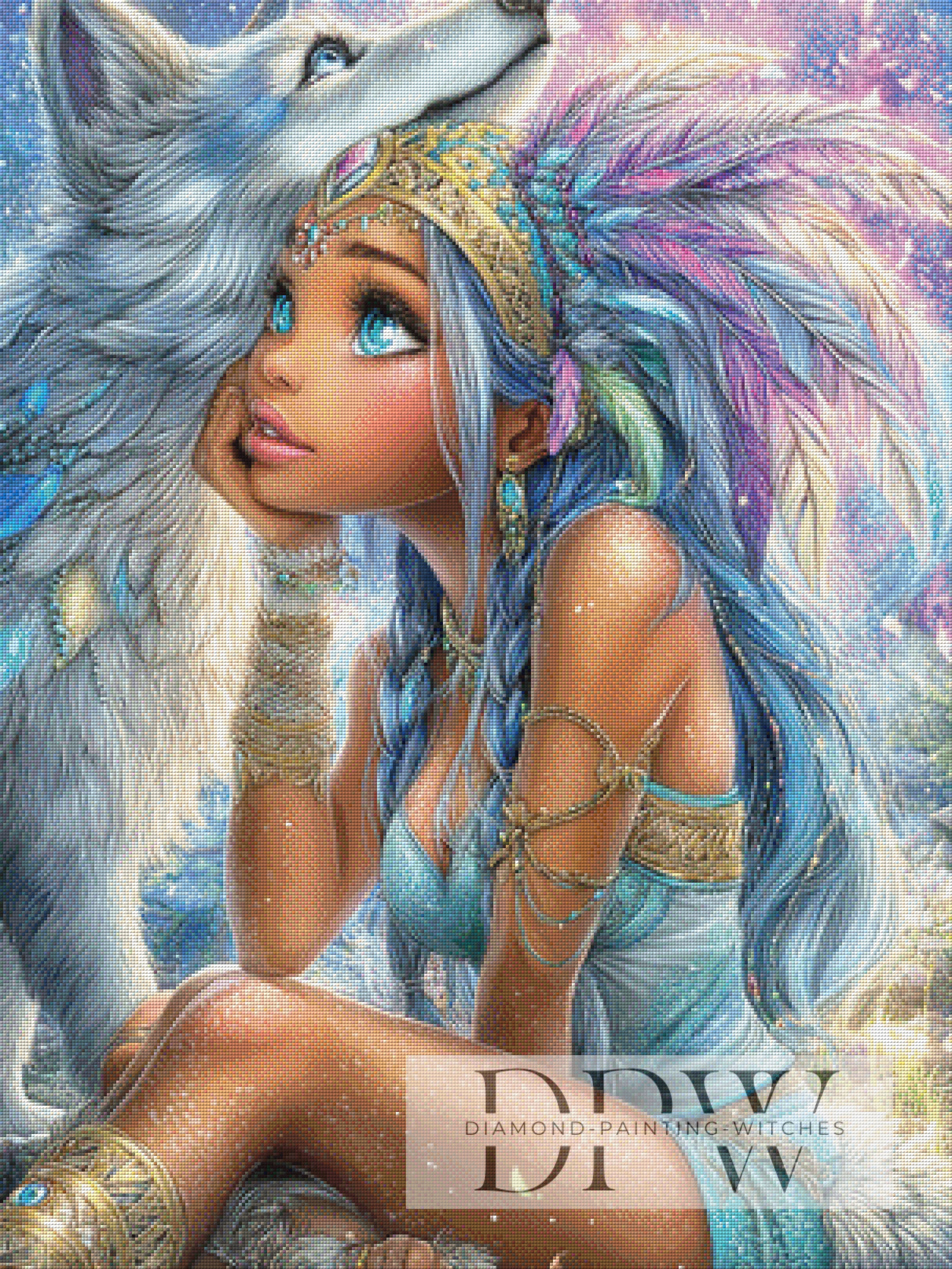 Federwolf by Elly_A.I. mit 270 Farben