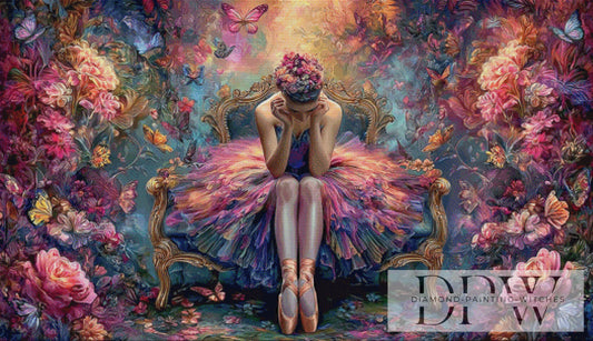 Im Blumenmeer by Catill 130x75cm mit 333 Farben DPW-5124