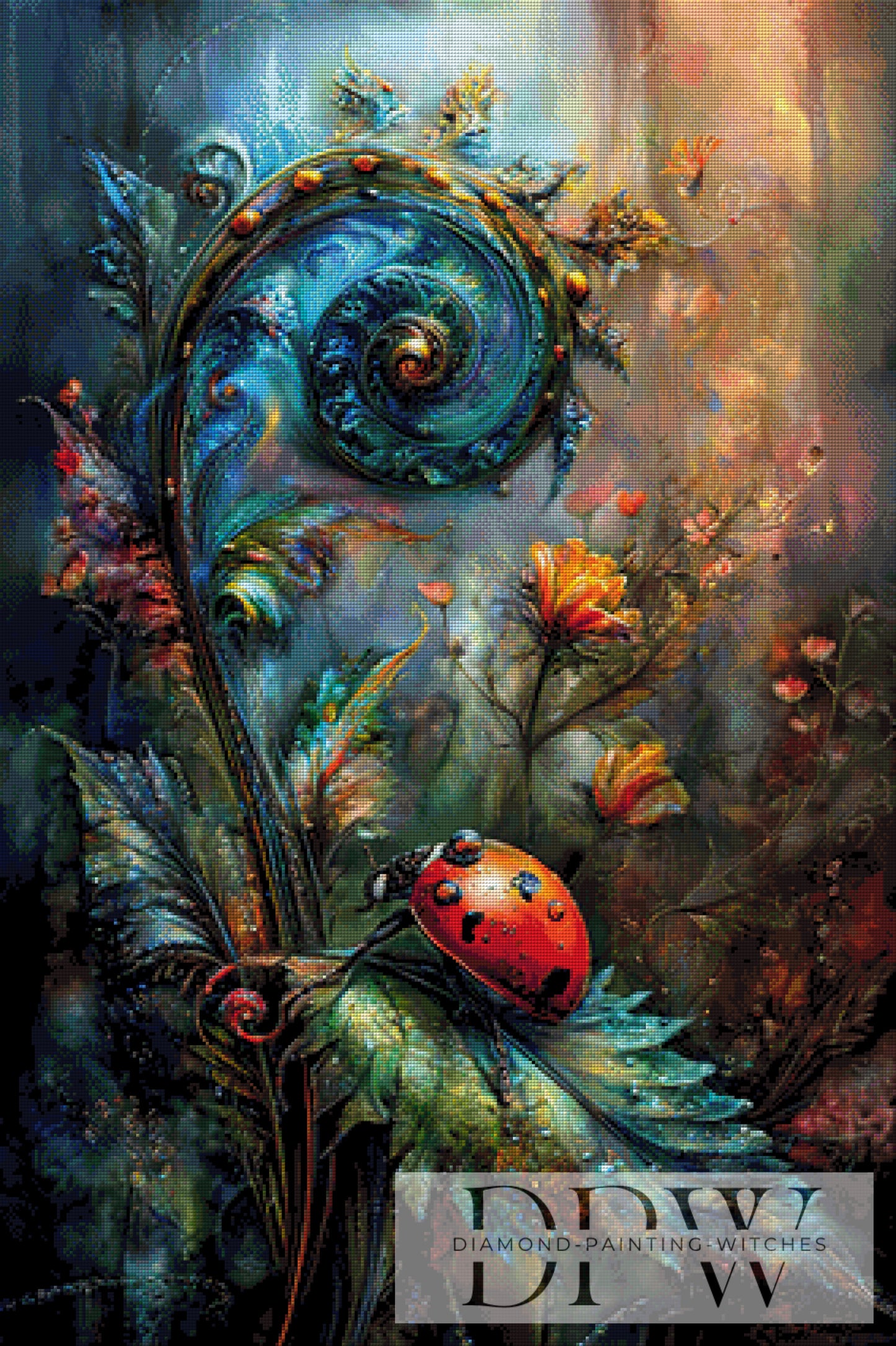 Glüxkäfer by Catill 70x105cm mit 333 Farben DPW-5128