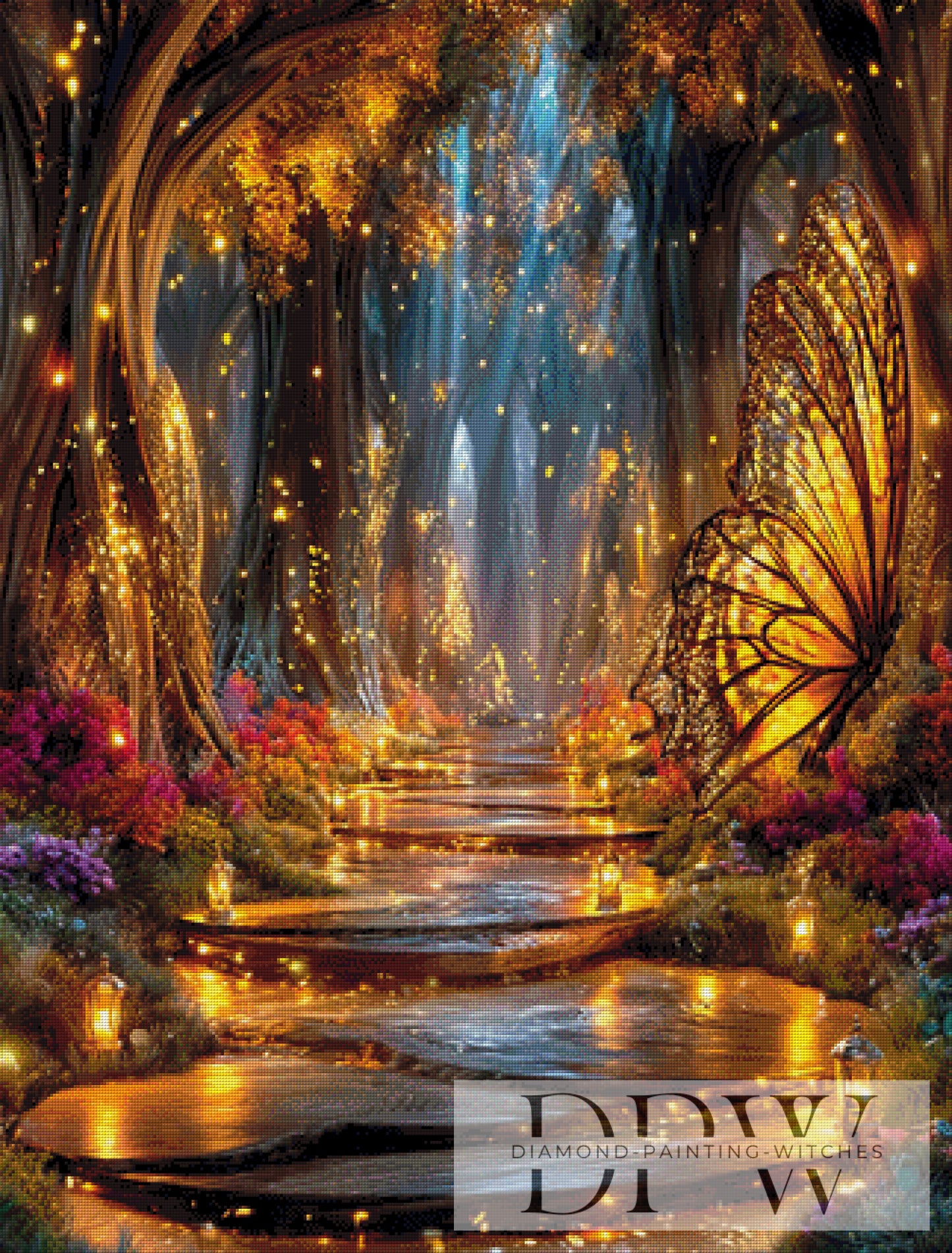 Fairypath of light by CreatiVart 80x105cm mit 290 Farben DPW-5144