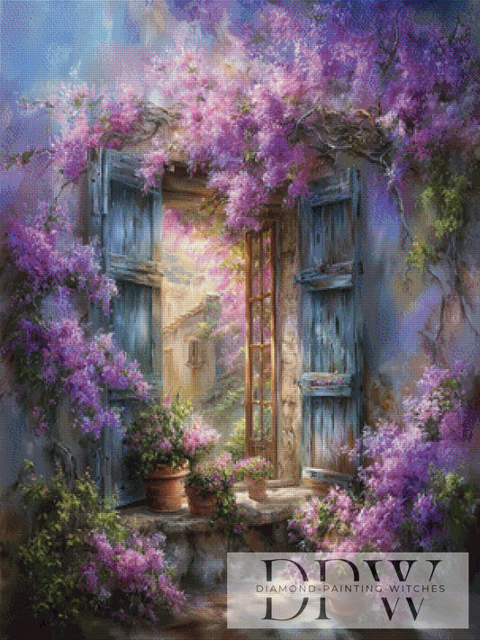 Fliedertraum by Maggie 75x100cm mit 210 Farben DPW-5148