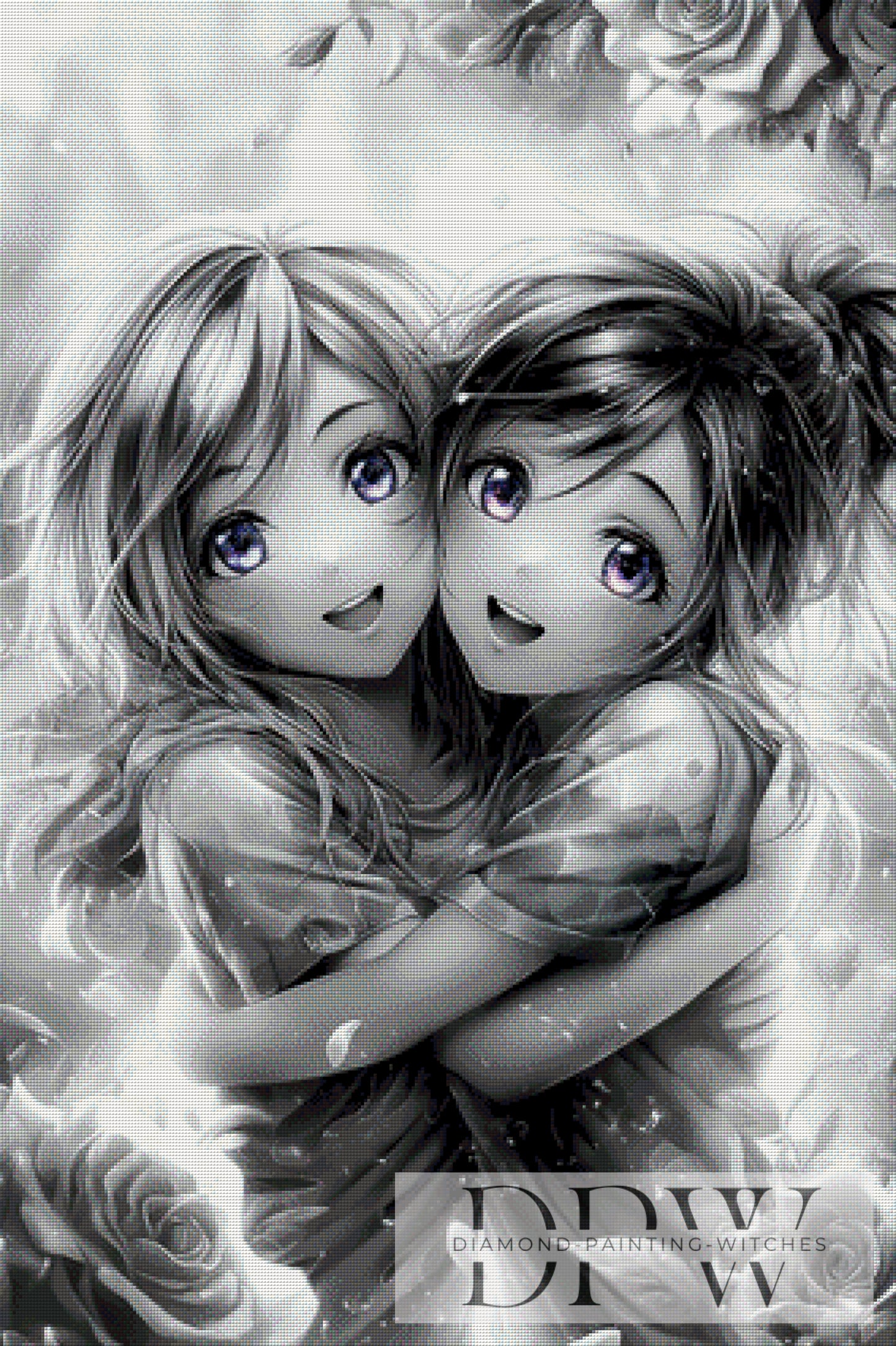 Forever Friends by ellufija 70x105cm mit 65 Farben DPW-5197