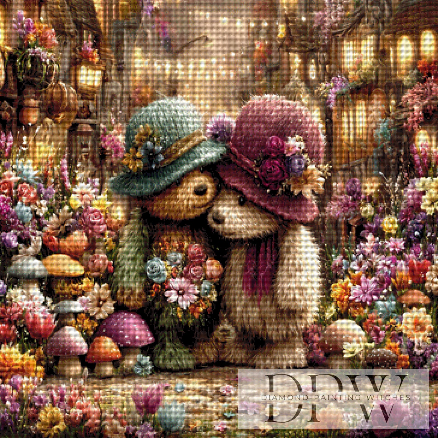 Die große Liebe by CreatiVart 90x90cm mit 310 Farben DPW-5216
