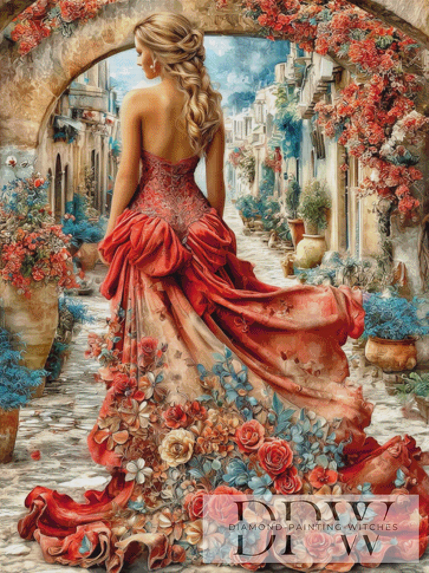 Das schönste Kleid by CleoDora 90x120cm mit 270 Farben DPW-5220