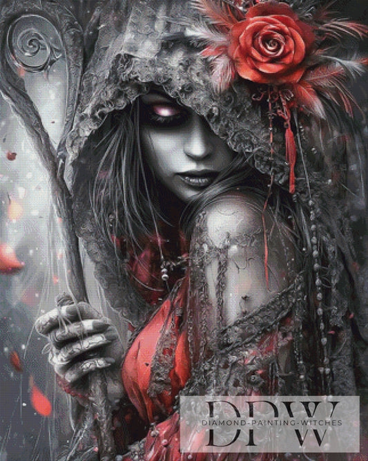 Blackred Rose by Elly_A.I mit 150 Farben