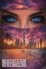 Blick auf Burj Khalifa by theA.art mit 170 Farben **SOFORTKAUF** ECKIGE Steine