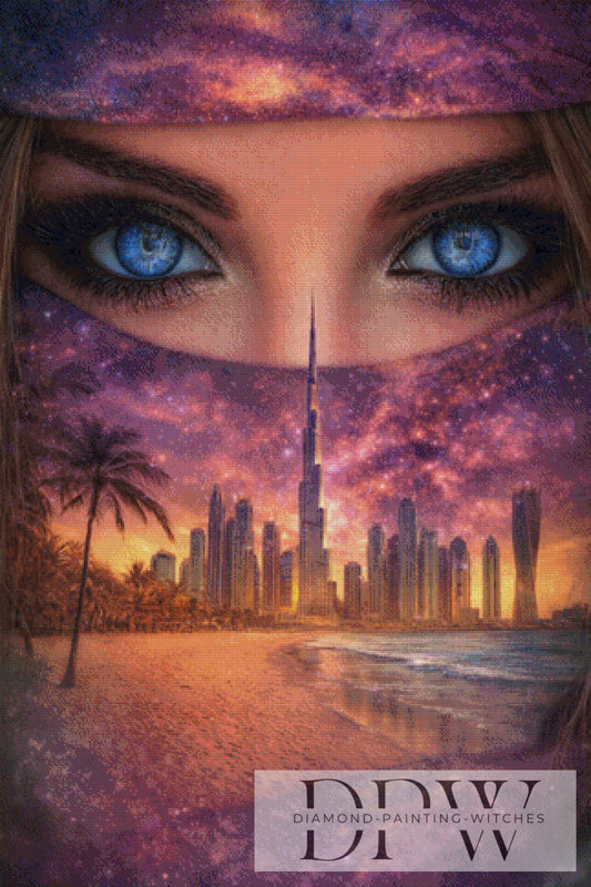 Blick auf Burj Khalifa by theA.art mit 170 Farben