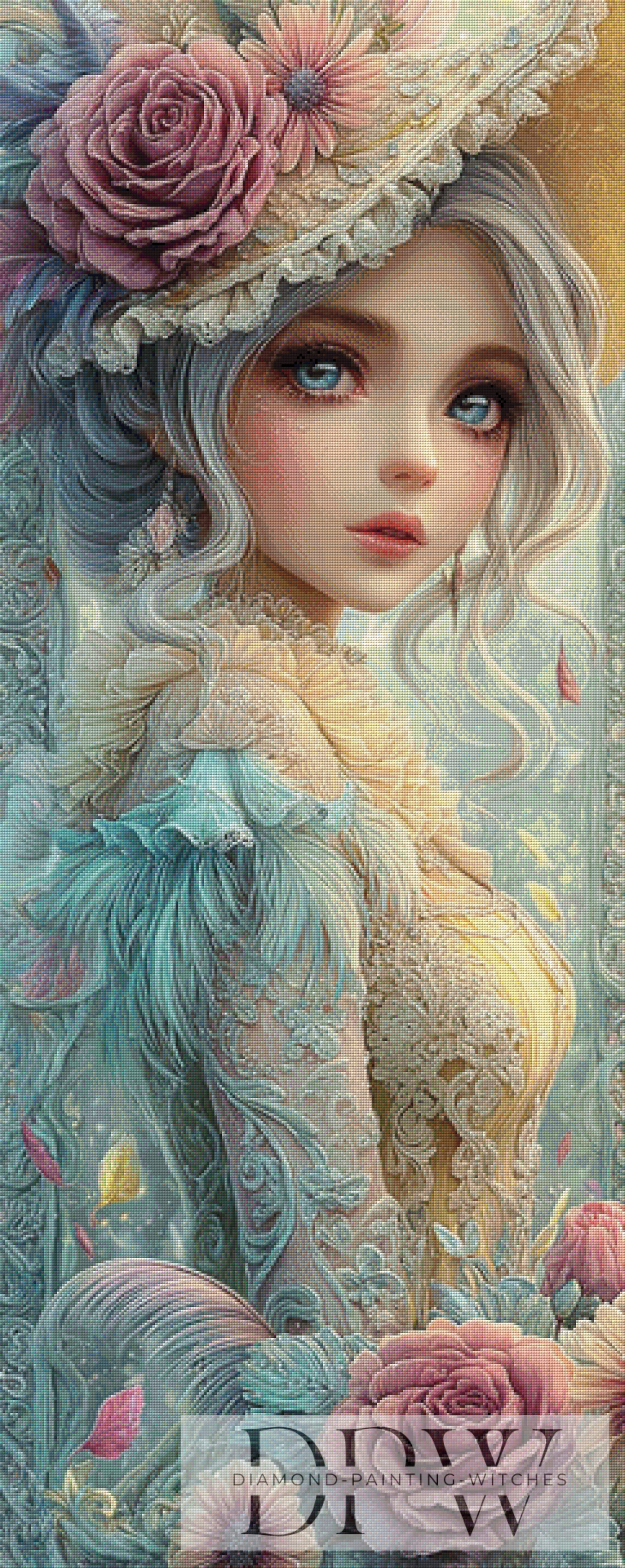 Daphne by Elly_A.I. 60x150cm mit 230 Farben DPW-5268