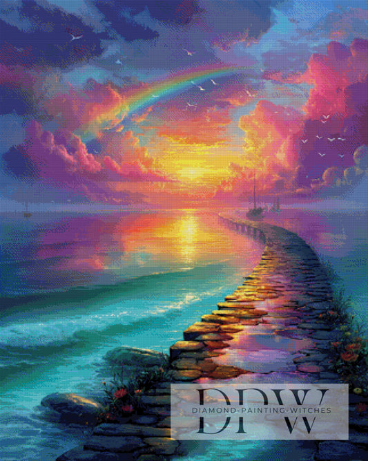 Sunset of Dreams by Elly_A.I. 80x100 290 Farben DPW-5273