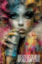 Popart Lady by Catill mit 310/320 Farben