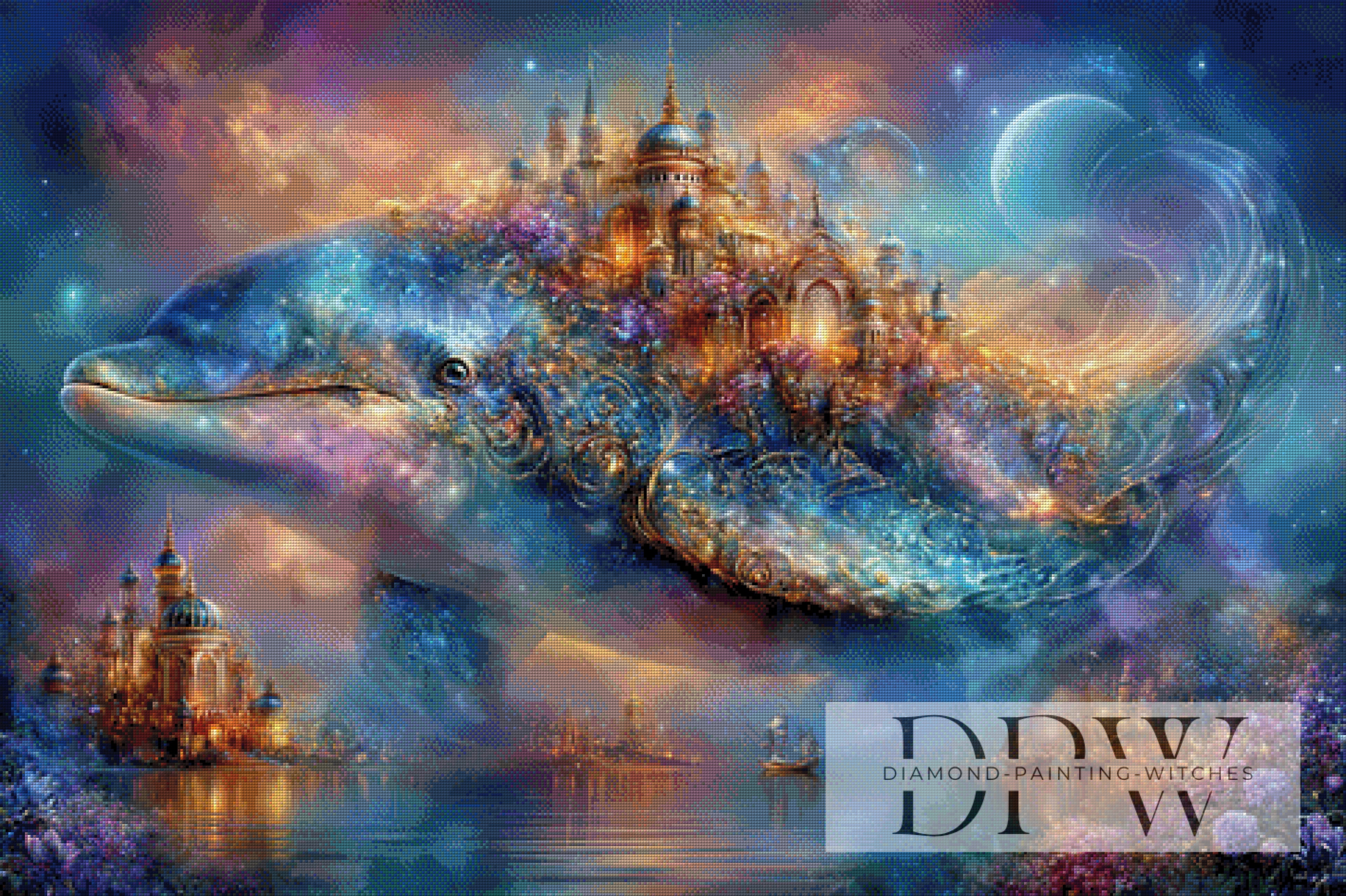Das Delfin Dorf by Catill mit 270 Farben