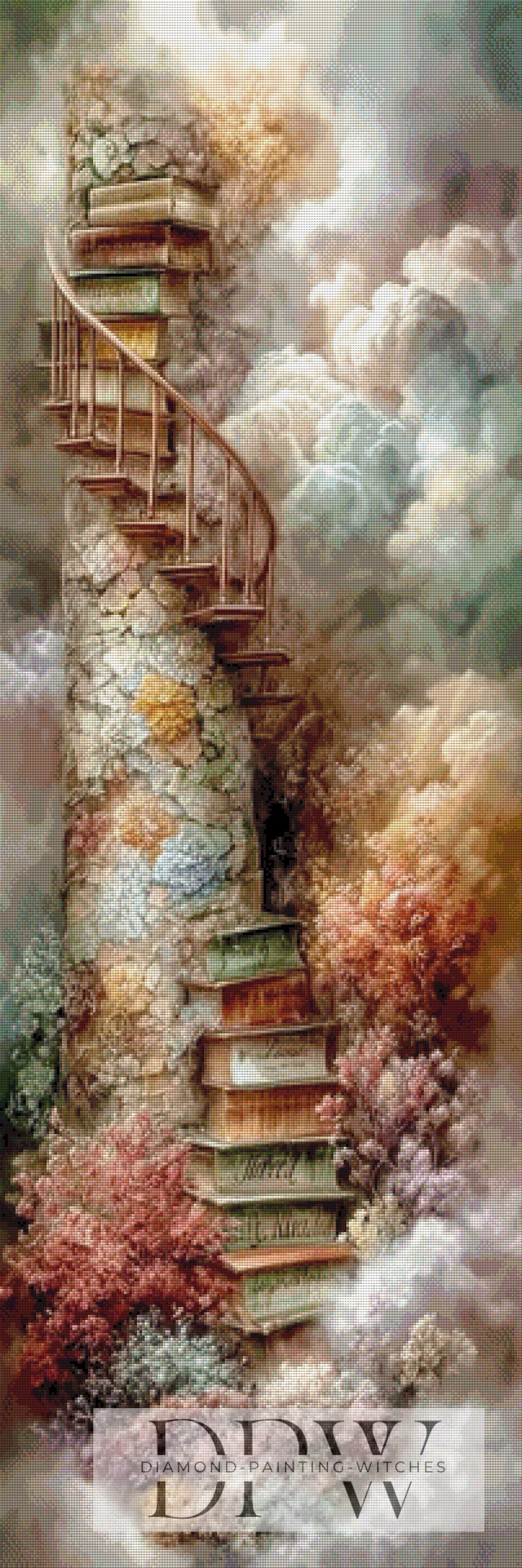 Büchertreppe by Catill mit 180 Farben
