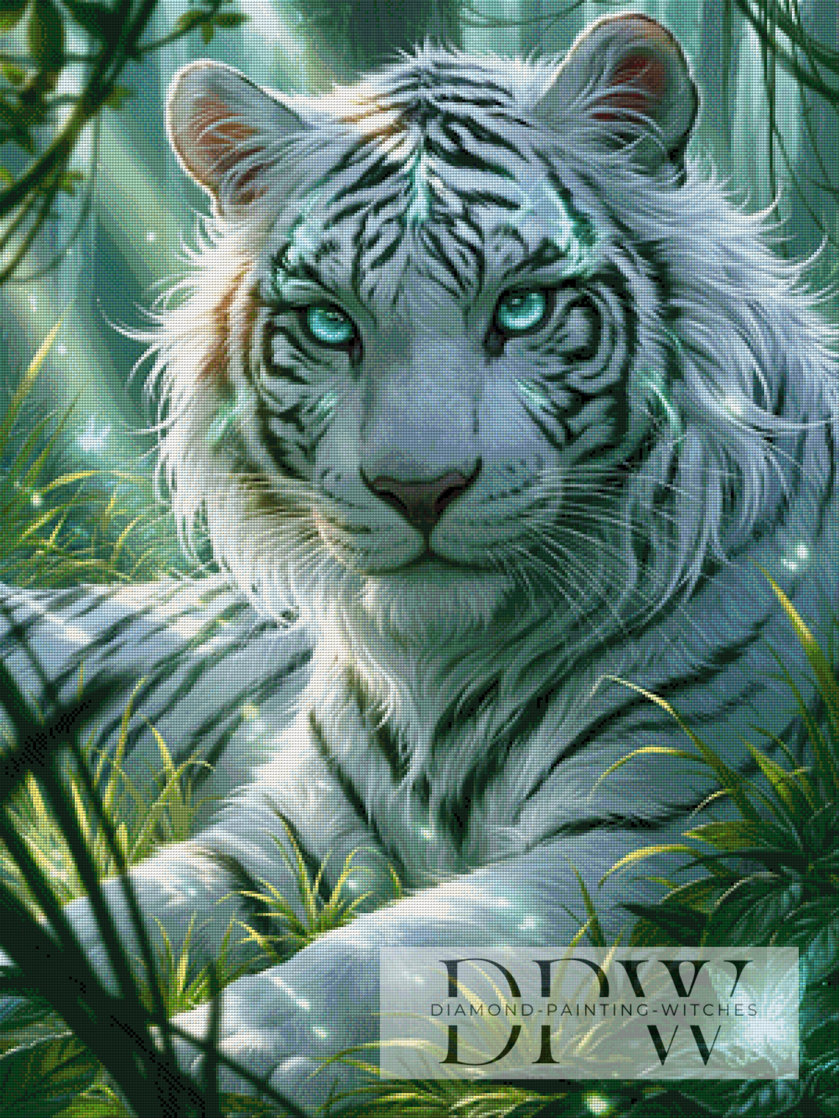 White Lion King by Sweet_Loco_AI mit 170 Farben