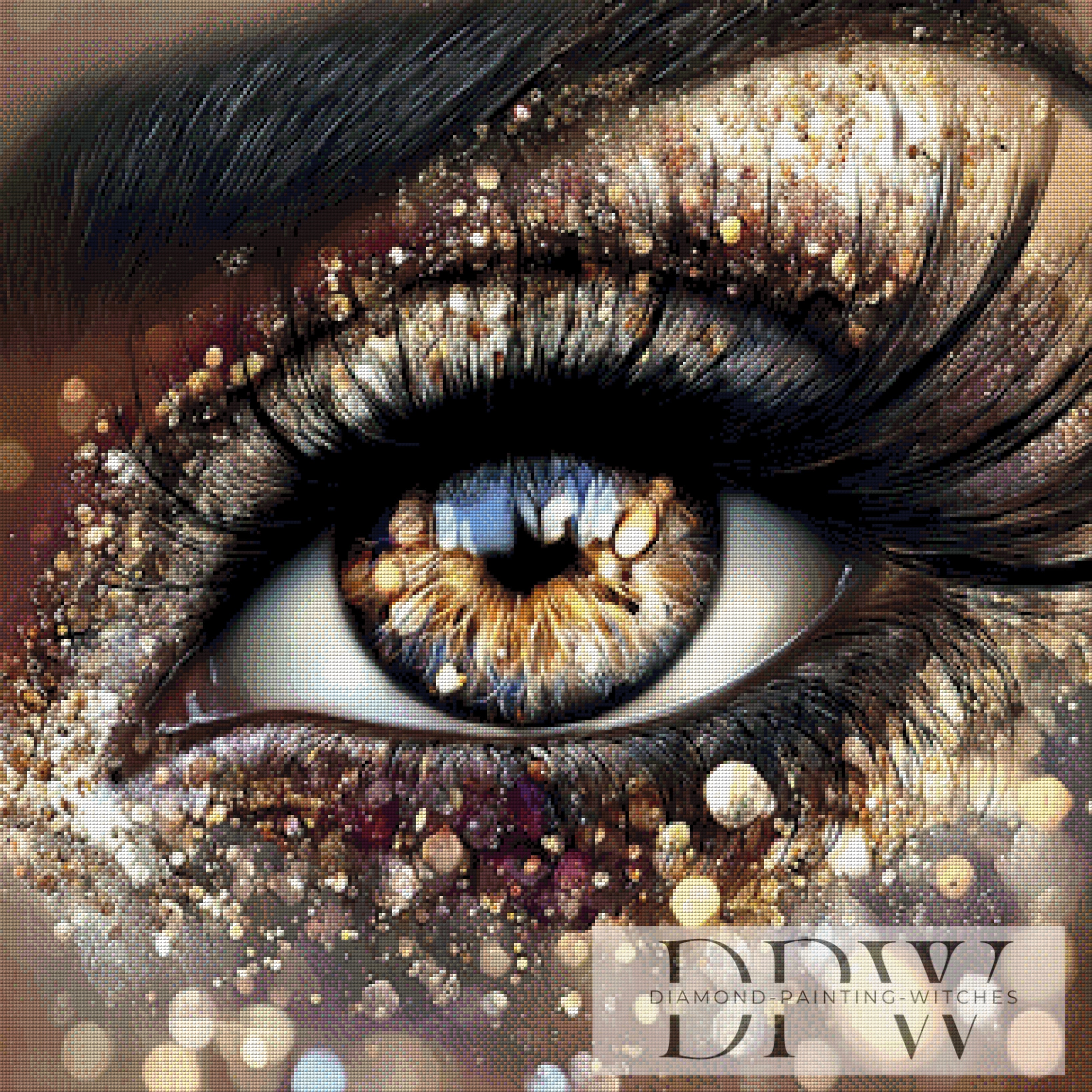 Brillant Auge by theA.art mit 180 Farben