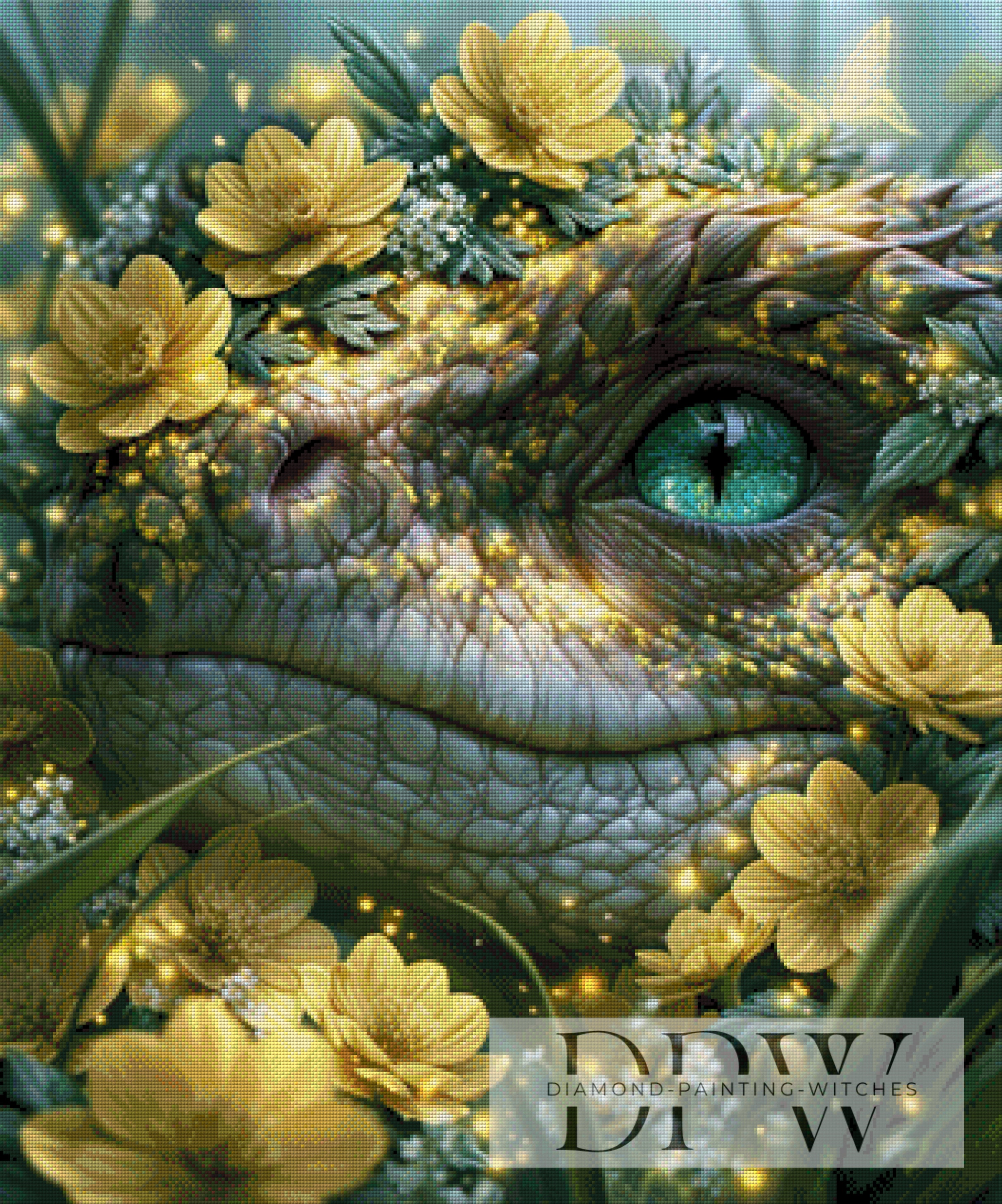 Verträumter Drache by Lisa Morgan mit 210 Farben
