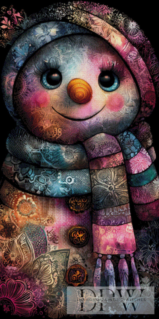 Frostige Schönheit by Elly_A.I  60x120cm mit 300 Farben DPW-550