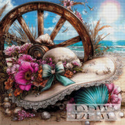 Blütenstrand und Muscheltraum by Lisa Morgan mit 280 Farben