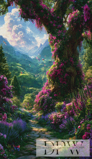 Oase in den Bergen by Maggie mit 320 Farben