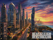 Skyline Sunset by Maggie mit 230 Farben