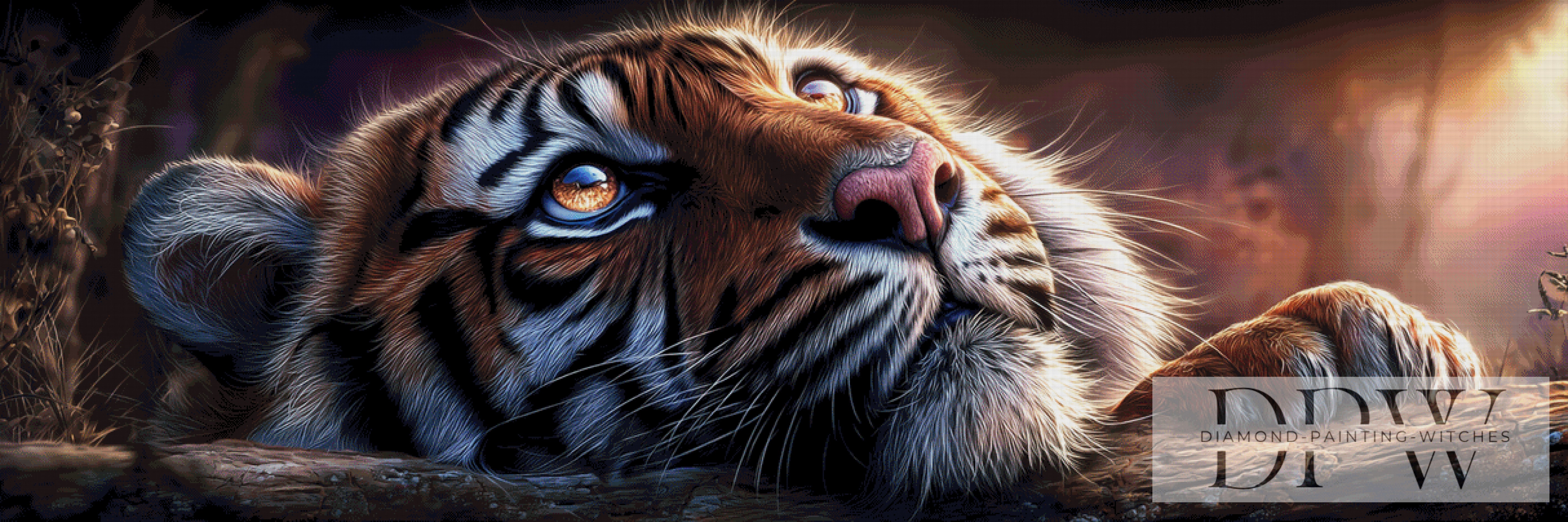 Müder Tiger by ellufija mit 220/190 Farben