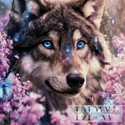 Blütenwolf by ellufija mit 160 Farben