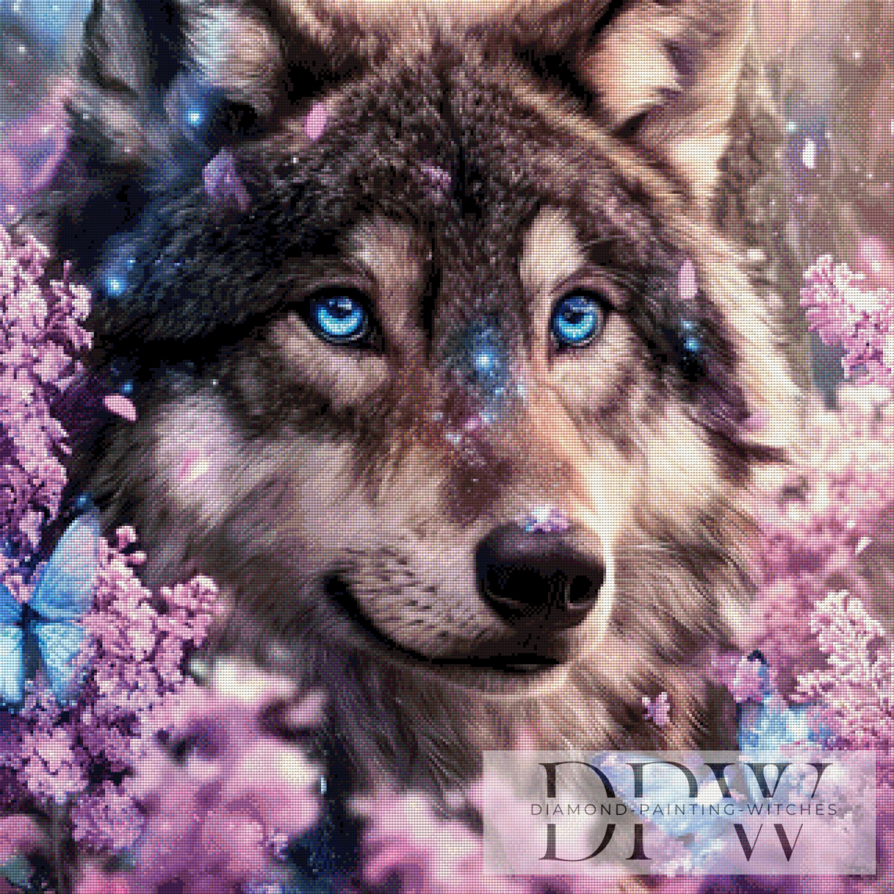 Blütenwolf by ellufija mit 160 Farben