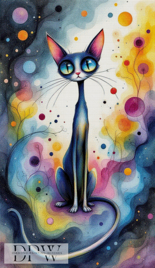DPW-571 Miau by QN 70x120cm mit 365 Farben **SOFORTKAUF** ECKIGE Steine