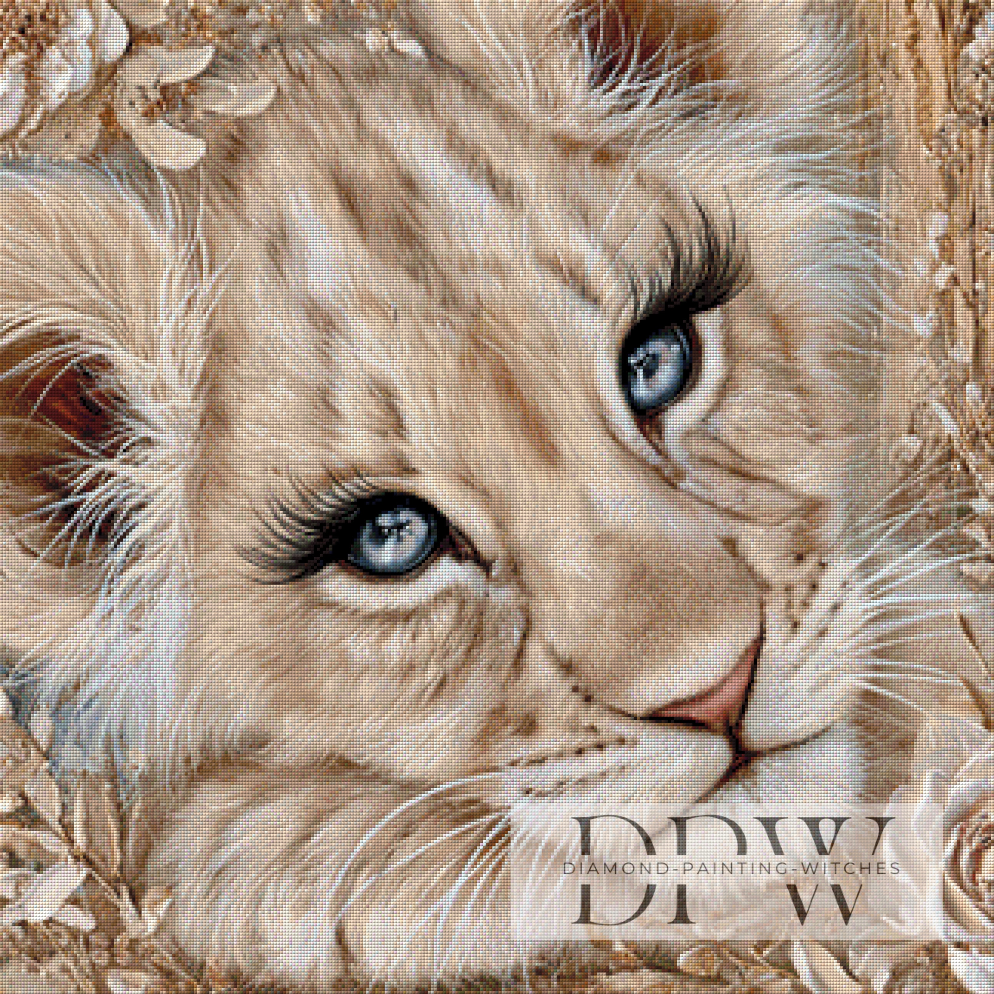 Lina Lion by CreatiVart mit 120 Farben