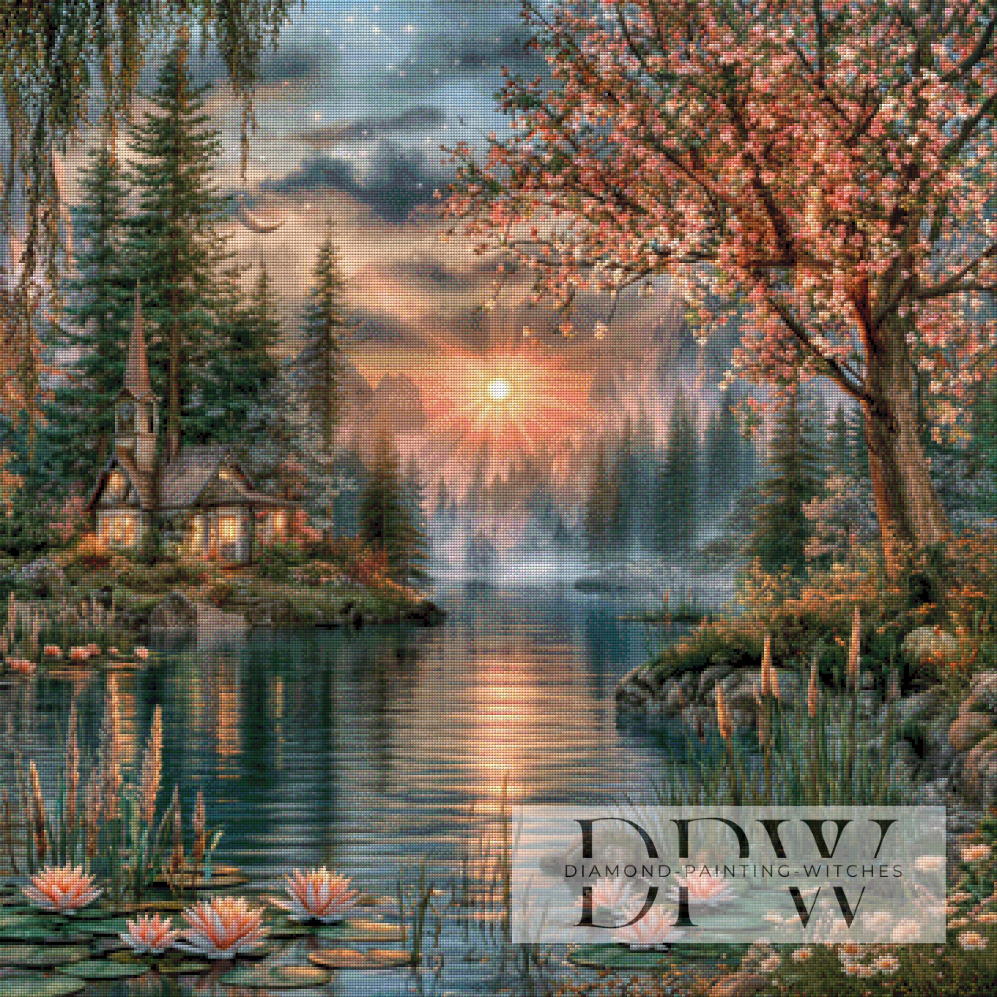 Wenn es Abend wird by CreatiVart mit 222 Farben