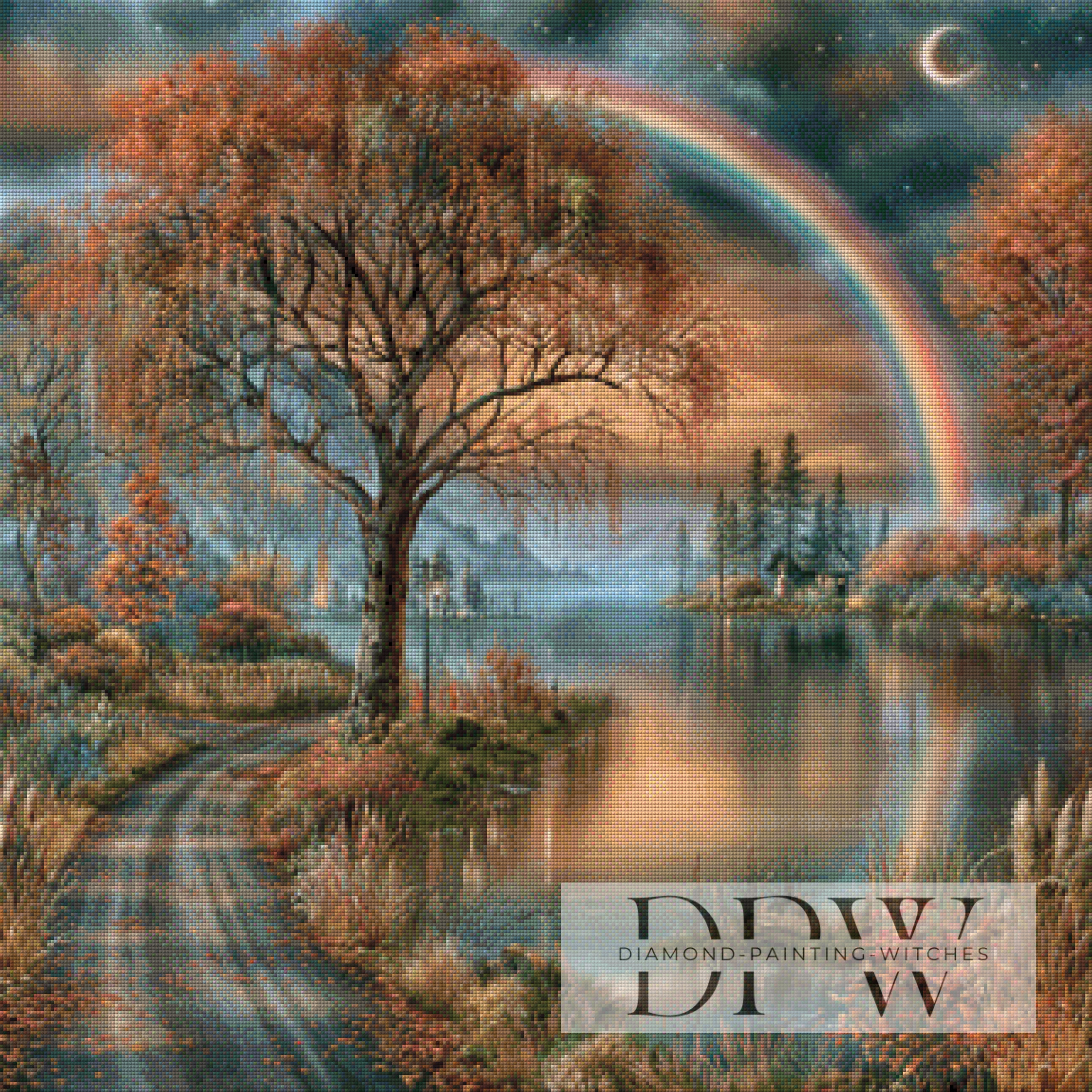 Regenbogen am See by CreatiVart mit 160 Farben