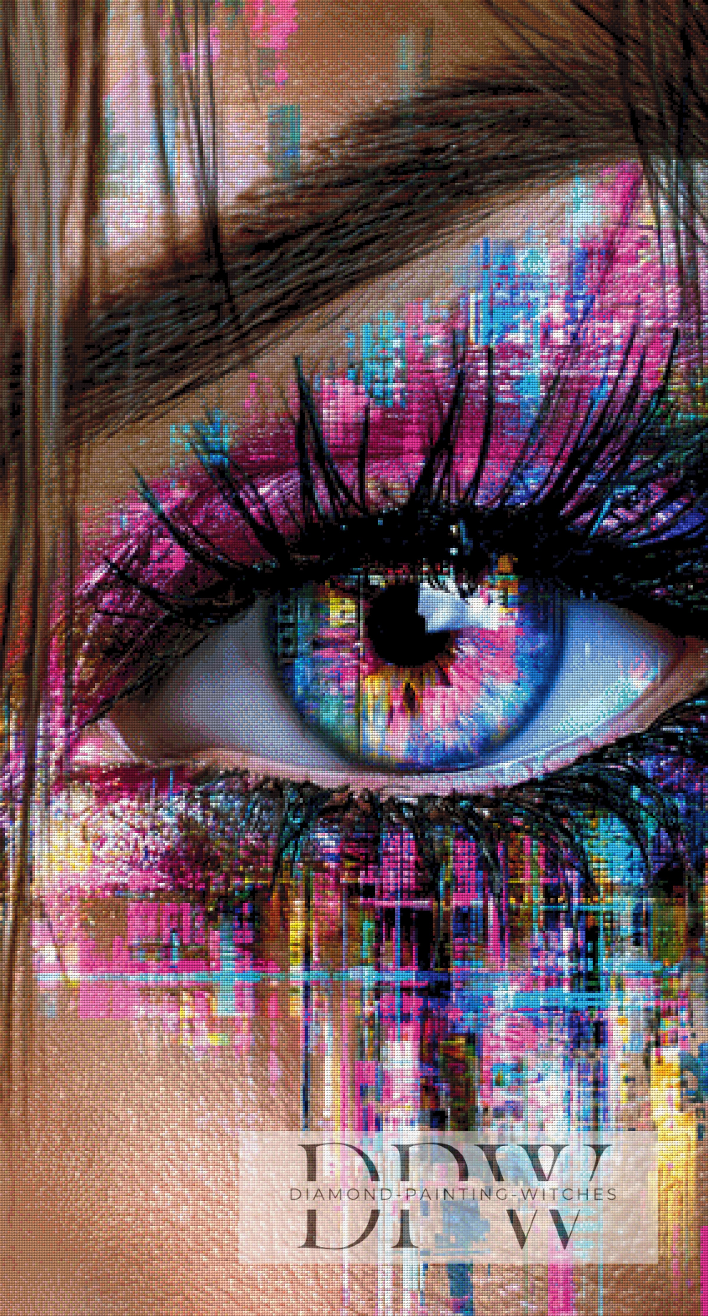 Mosaikblick by CreatiVart mit 400 Farben