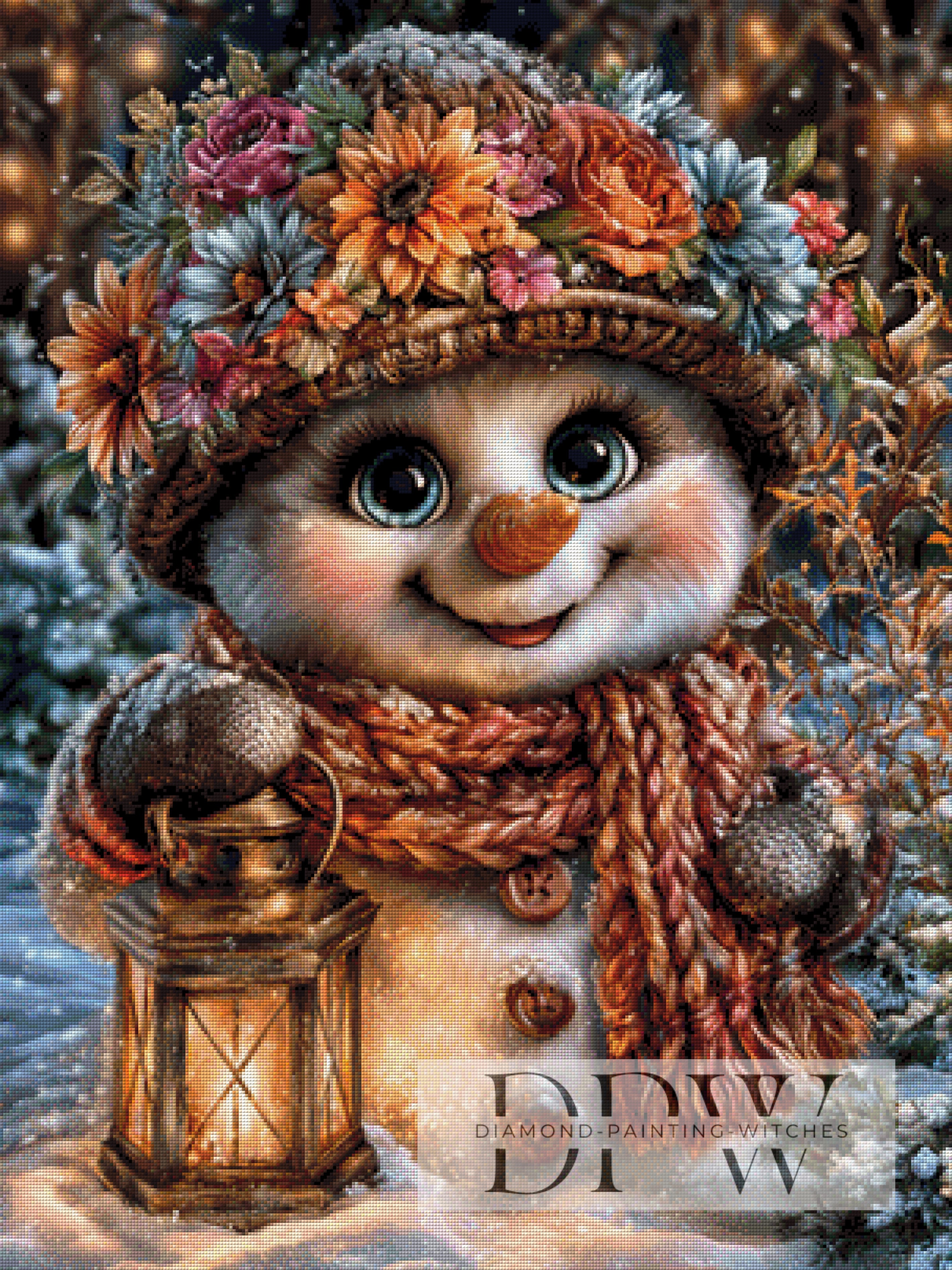 Fröhlicher Wintergruss by CreatiVart mit 270 Farben