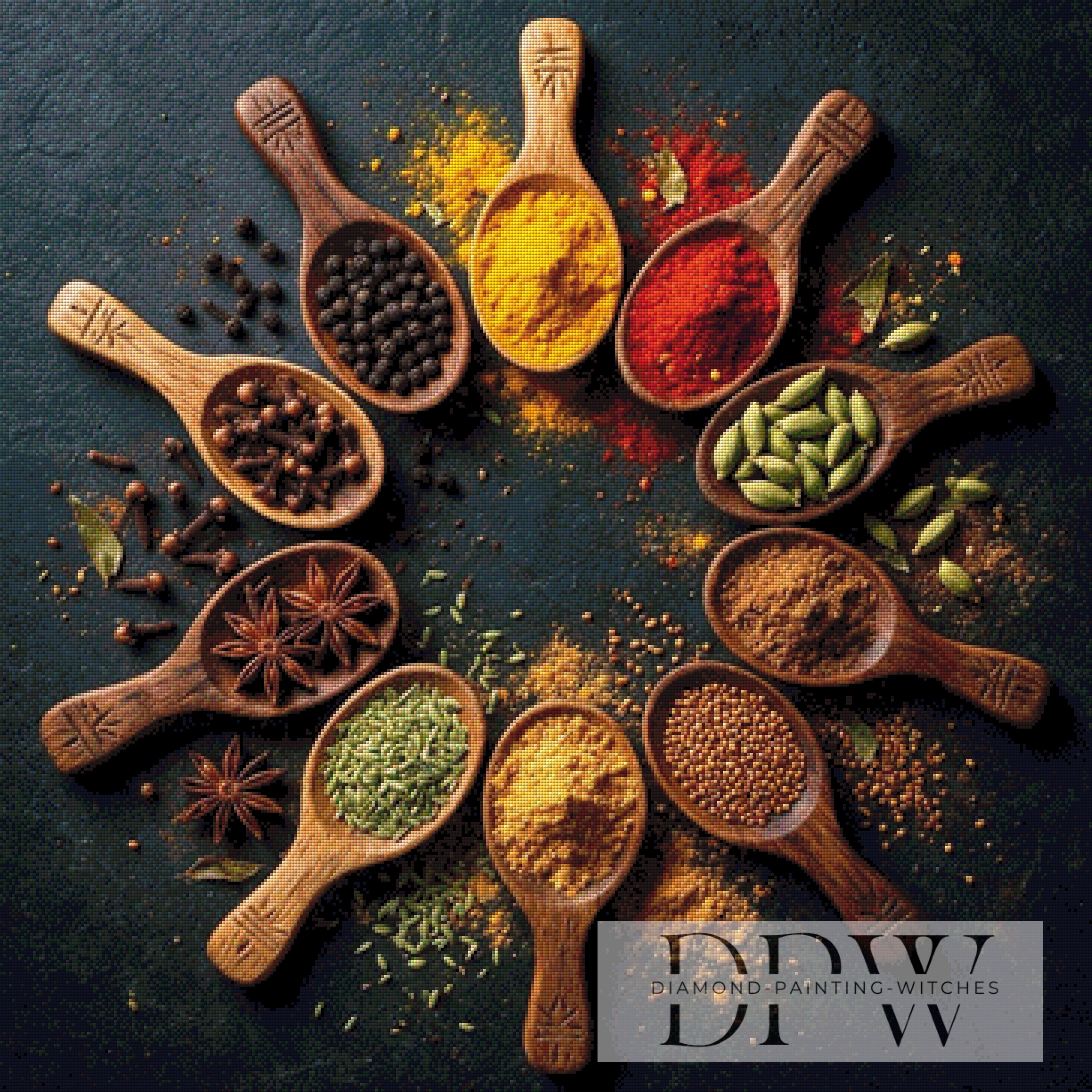 Indian Spices by Pixxel Pics mit 200 Farben