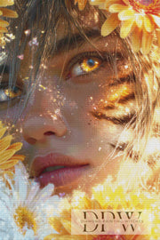 Tiger Girl by theA.art mit 222 Farben