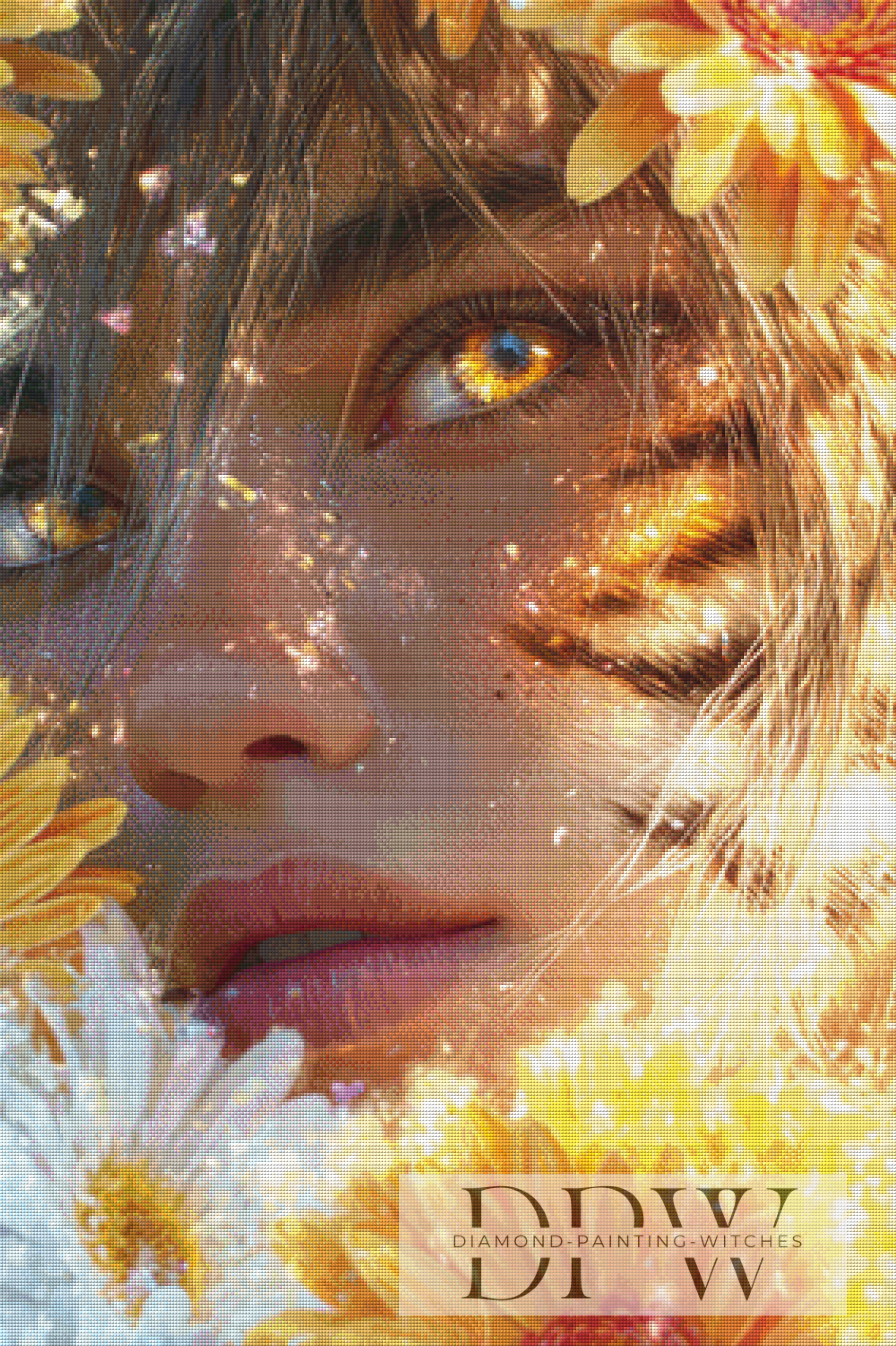 Tiger Girl by theA.art mit 222 Farben