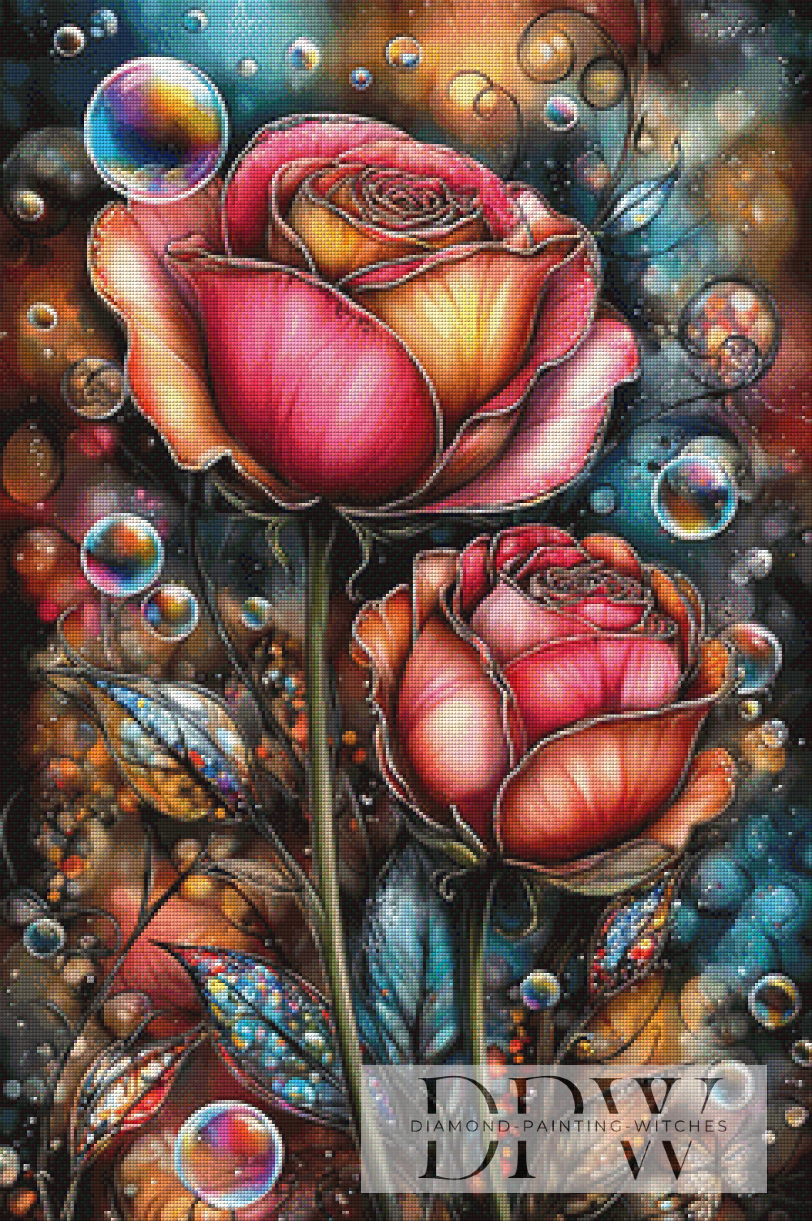 Rosenbubbles by theA.art mit 300 Farben