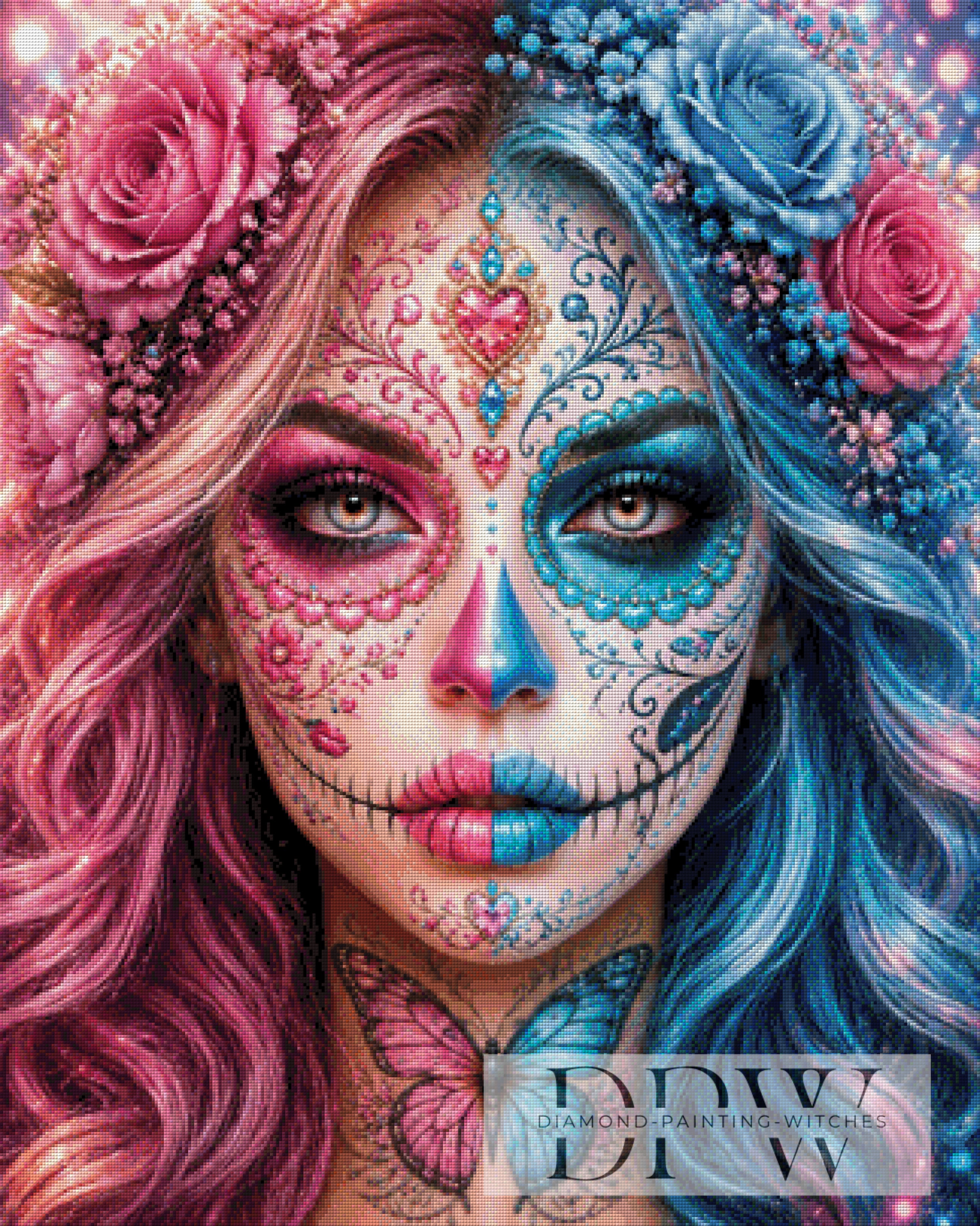 RedBlue Muerta by theA.art mit 250 Farben