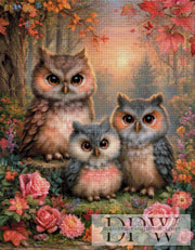 Kauziges Trio by CreatiVart mit 240 Farben