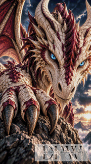 Blueeye Dragon by Biggilee_Art mit 200 Farben