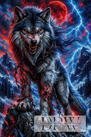 Bloodmoon Wolf by Maggie mit 230 Farben