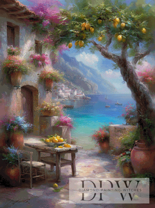 Der Duft der geben Stunde by Maggie 75x100cm mit 260 Farben DPW-595