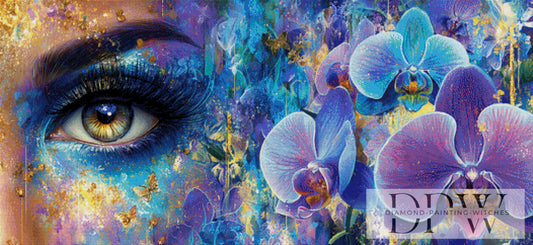 Der Blick im Orchideenlicht by theA.art 130x60cm mit 320 Farben DPW-6064