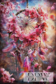 Kirschblüten-Traumfänger by ellufija mit 270 Farben **SOFORTKAUF** ECKIGE Steine