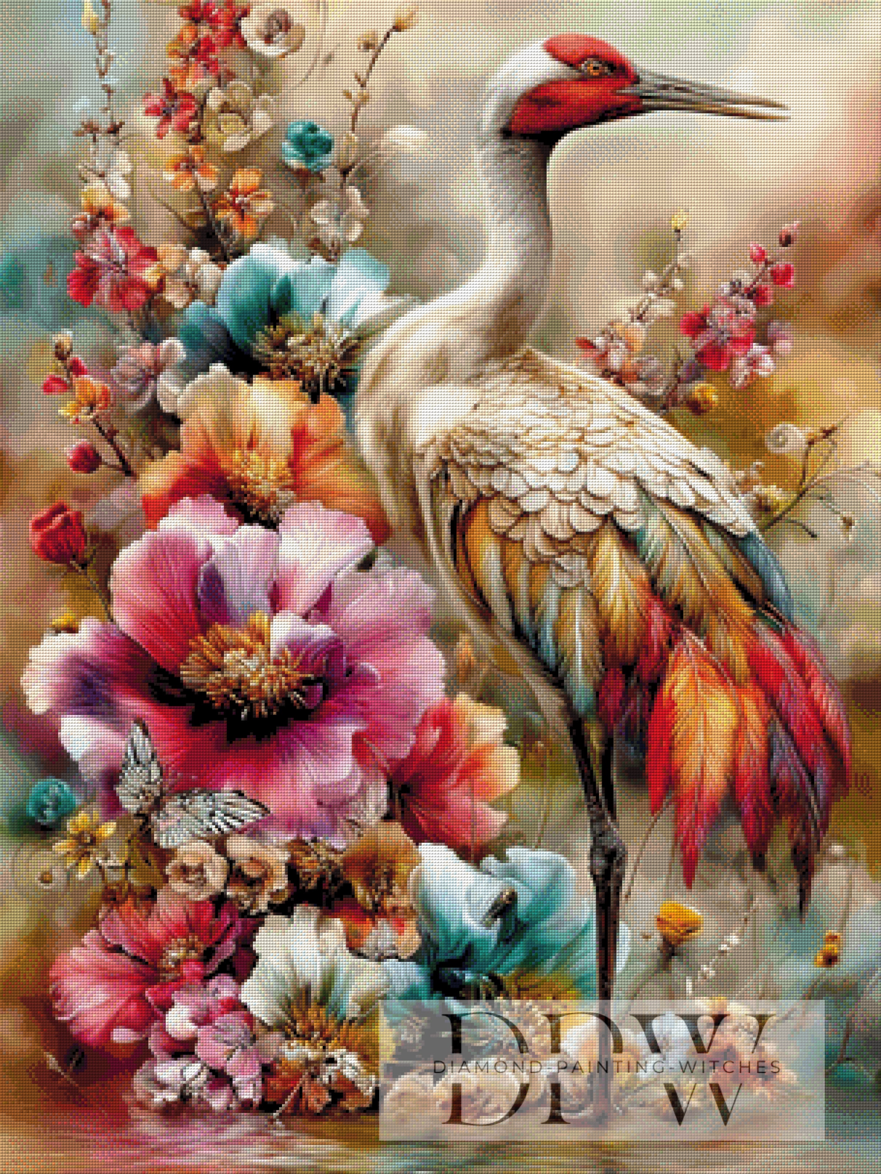 Crane of Dawn by CleoDora mit 330 Farben