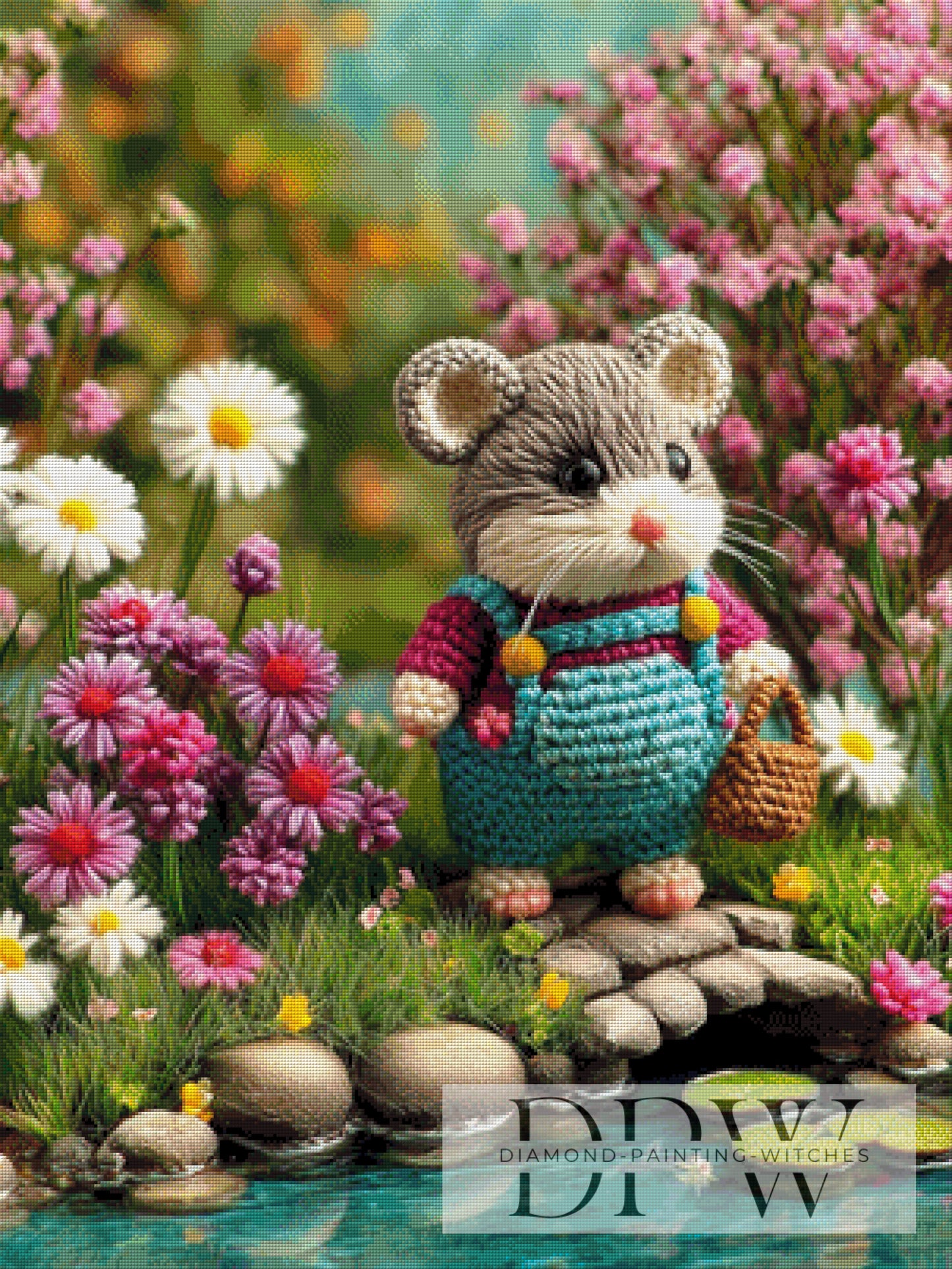 Mauswanderer by CleoDora 75x100cm mit 330 Farben DPW-6115