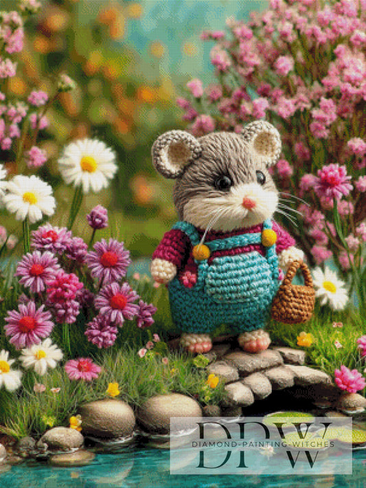 Mauswanderer by CleoDora 75x100cm mit 330 Farben DPW-6115