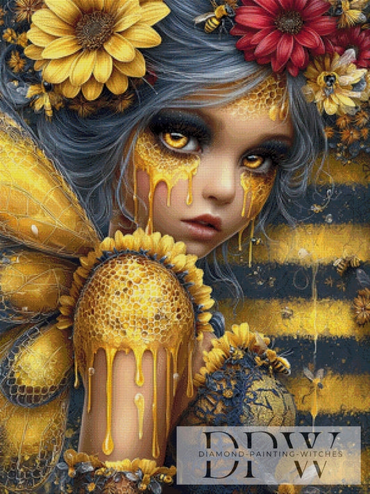 Honeyborn Spirit by Elly_A.I. 75x100cm mit 210 Farben DPW-6126