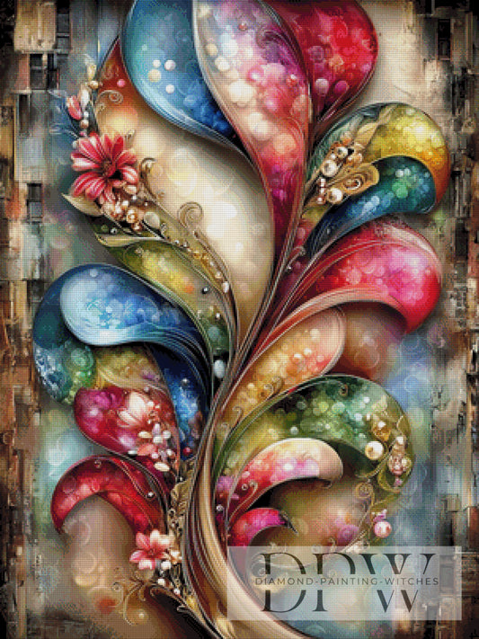 Trivora by CleoDora 75x100cm mit 370 Farben DPW-6152