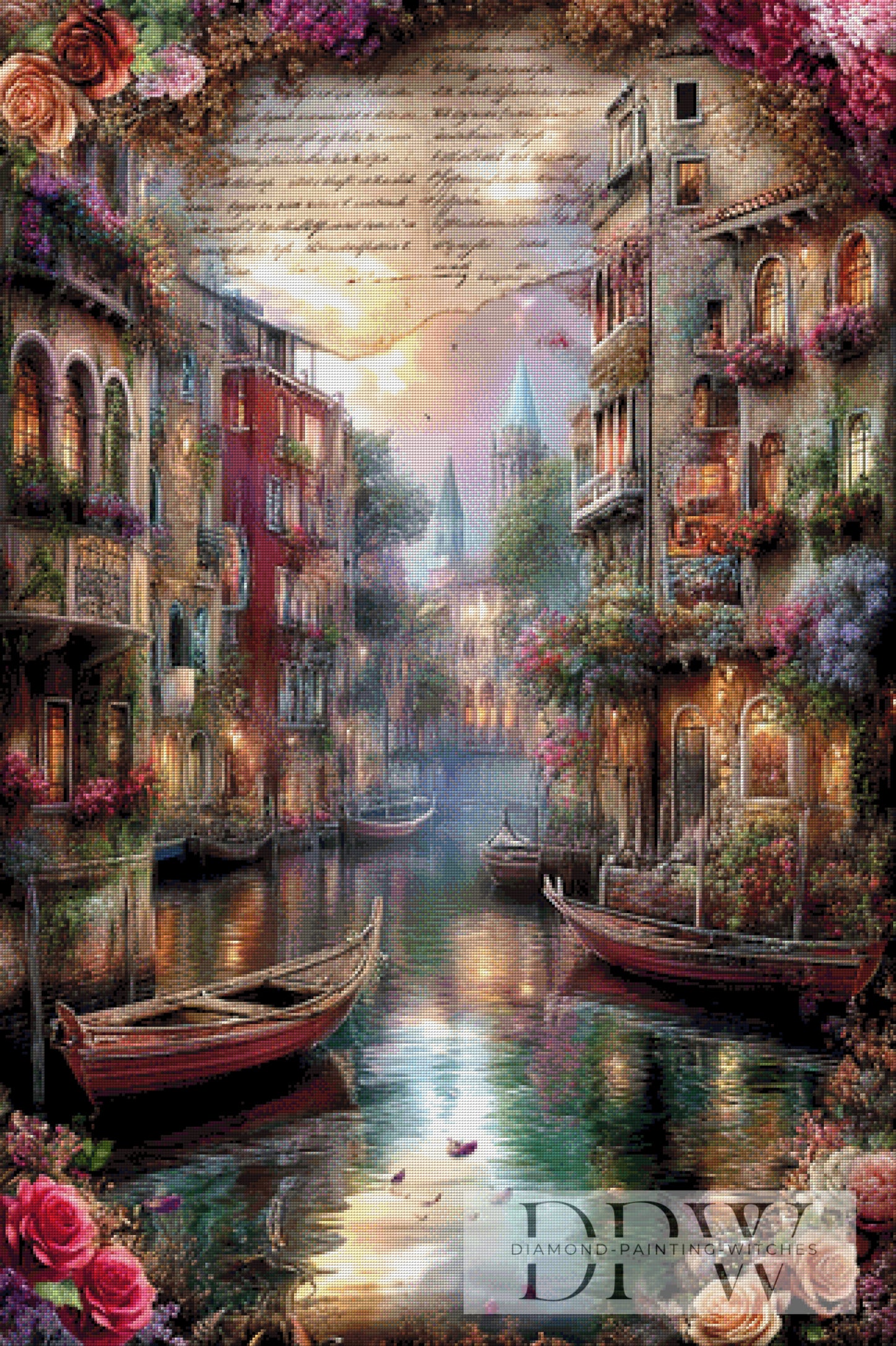 Vintage Venedig II by ellufija 80x120cm mit 300 Farben DPW-6175